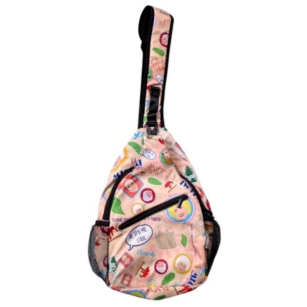 The Golden Girls Character Print Crossbody Sling Bag Backpack ~ Adjustable